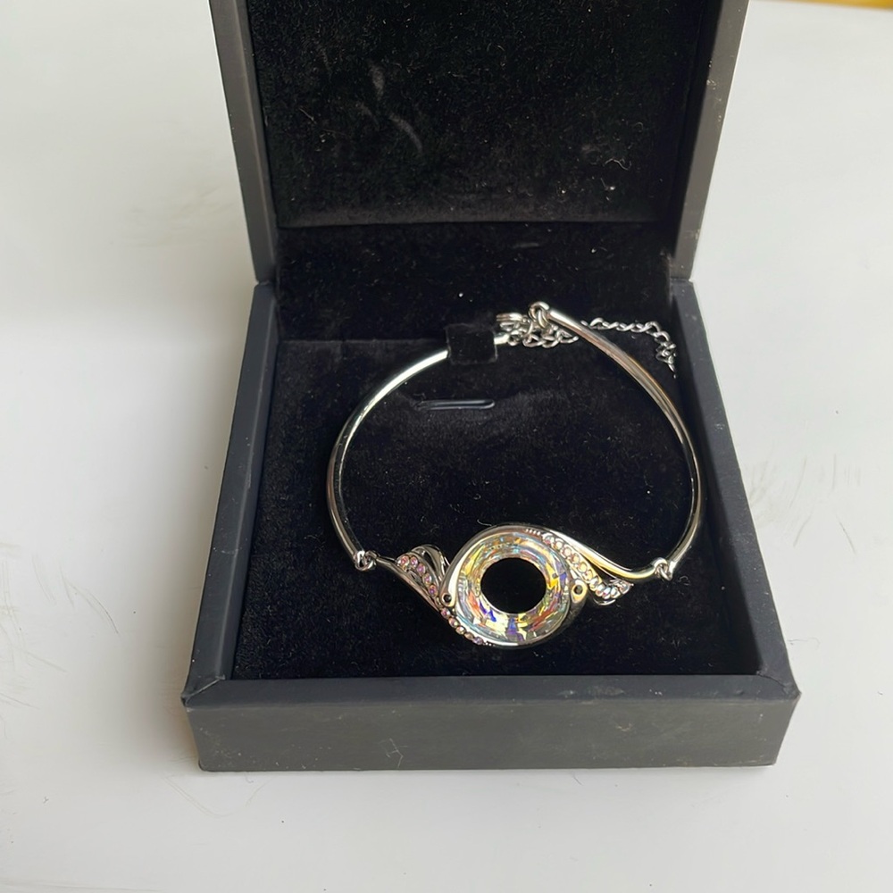 New in box silver tone bracelet